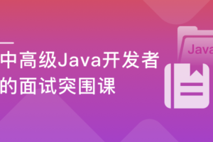 迈向高级的Java面试突围课