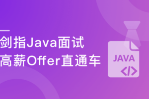 剑指Java面试-Offer直通车 百度资深面试官授课