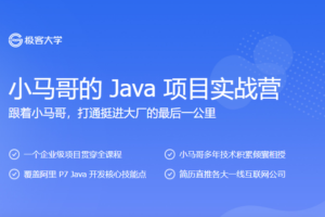 JK 小马哥的 Java 项目实战营|网盘下载