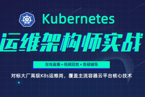 Kubernetes/K8s运维架构师实战集训营(中高级)|网盘下载