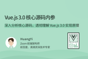 【拉勾教育】Vue.js 3.0 核心源码内参|网盘下载