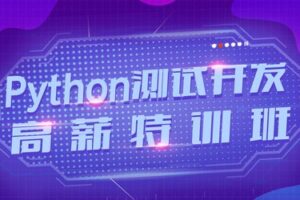 网易云课堂 – Python测试与开发高薪特训班