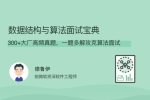 【拉勾教育】数据结构与算法面试宝典|网盘下载
