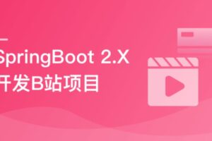 SpringBoot 2.x 实战仿B站高性能后端项目 | 已完结