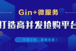 Gin+Vue+微服务打造秒杀商城-Go|完结|网易云课堂
