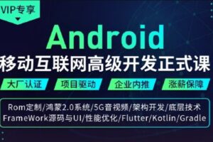 码牛学院 – 移动互联网高级开发正式课第二期 | 完结无密