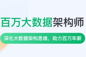 奈学教育 – P8百万大数据架构师一期 | 完结无密