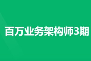 奈学教育 – P8百万业务架构师3期 | 最新完结无密