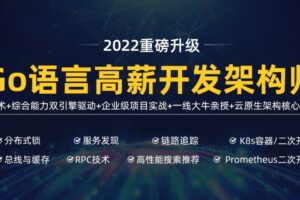 马哥高端Go语言百万并发高薪班2022 | 最新高清无密