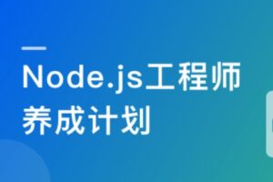 【微体系课】Node.js工程师养成计划 | 高清完结无密