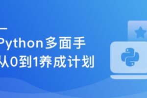 Python多领域场景实战课 快速成为多面手 | 高清完结
