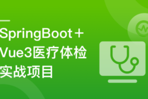SpringBoot+Vue3+MySQL集群 开发大健康体检双系统 | 网盘完结无密