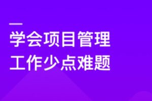 人人都要学的项目管理课,系统提升开发者管理能力 | 网盘完结无密