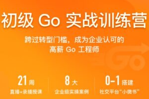初级Go工程师训练营 | 完结21周