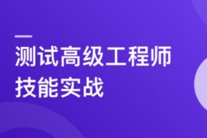 测试高级工程师系统养成-高薪就业课 | 完结24章
