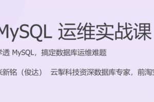 MySQL运维实战课